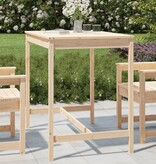 VidaXL Tuintafel 121x82,5x110 cm massief grenenhout