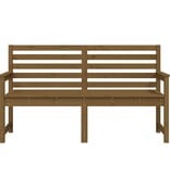 VidaXL Tuinbank 159,5x48x91,5 cm massief grenenhout honingbruin