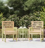 VidaXL Tuinstoelen 2 st 60x48x91 cm massief grenenhout