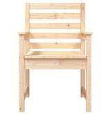VidaXL Tuinstoelen 2 st 60x48x91 cm massief grenenhout