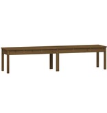 VidaXL Tuinbank 2-zits 203,5x44x45 cm massief grenenhout honingbruin