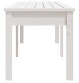 VidaXL Tuinbank 2-zits 159,5x44x45 cm massief grenenhout wit