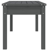 VidaXL Tuinbank 109x44x45 cm massief grenenhout grijs