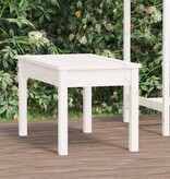 VidaXL Tuinbank 80x44x45 cm massief grenenhout wit