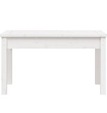 VidaXL Tuinbank 80x44x45 cm massief grenenhout wit