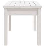 VidaXL Tuinbank 80x44x45 cm massief grenenhout wit