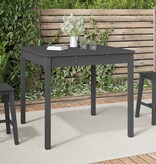VidaXL Tuintafel 82,5x82,5x76 cm massief grenenhout grijs