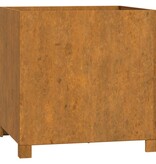 VidaXL Plantenbakken met poten 2 st roestig 49x47x50 cm cortenstaal