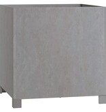 VidaXL Plantenbak met poten roestig 49x47x50 cm cortenstaal