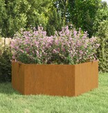 VidaXL Plantenbak roestig 138x120x45 cm cortenstaal