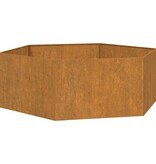 VidaXL Plantenbak roestig 138x120x45 cm cortenstaal