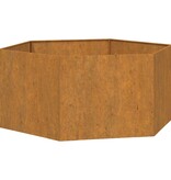 VidaXL Plantenbak roestig 90x90x45 cm cortenstaal