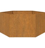 VidaXL Plantenbak roestig 90x90x45 cm cortenstaal