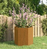 VidaXL Plantenbak roestig 40x40x45 cm cortenstaal