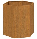 VidaXL Plantenbak roestig 40x40x45 cm cortenstaal