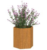 VidaXL Plantenbak roestig 40x40x45 cm cortenstaal