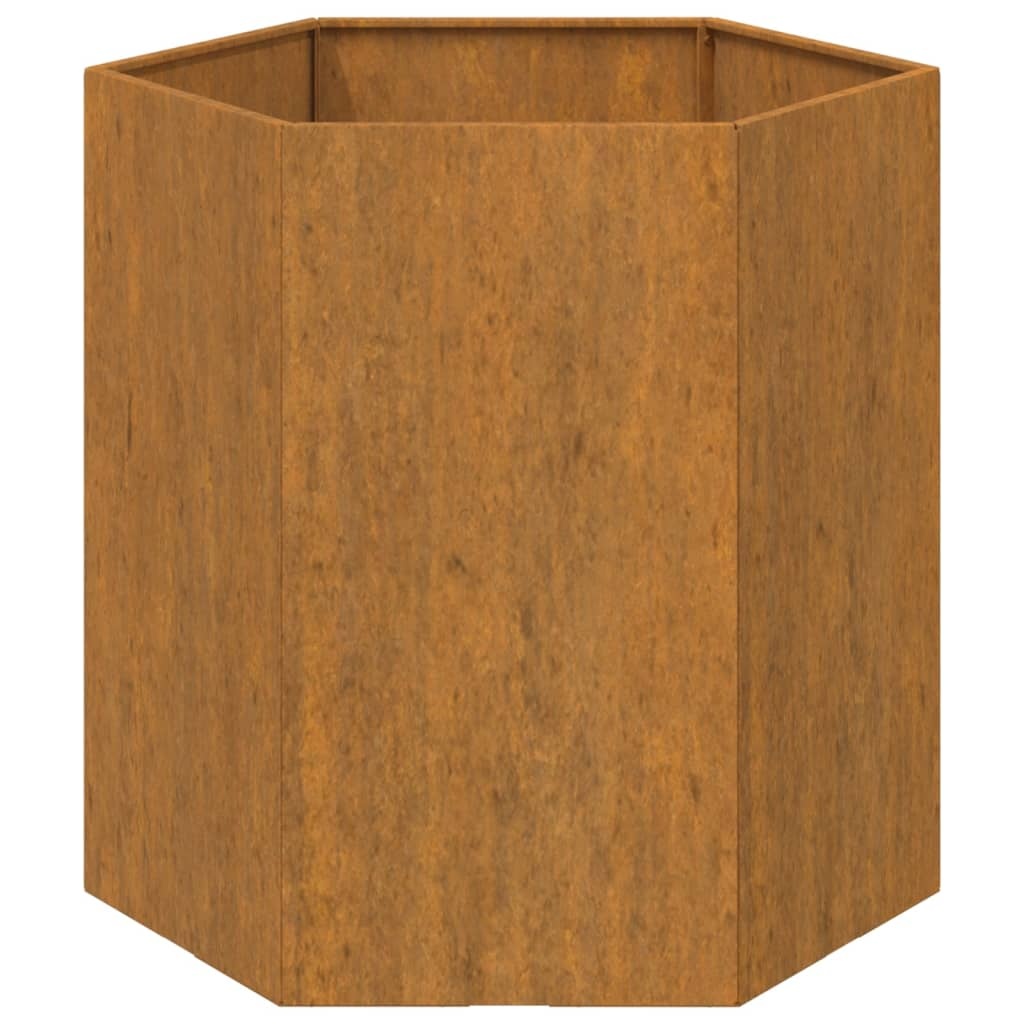 VidaXL Plantenbak roestig 40x40x45 cm cortenstaal