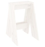 VidaXL Krukken 2 st 40x40x60 cm massief grenenhout wit