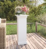 VidaXL Bloemenstandaard 40x40x90 cm massief grenenhout wit