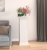 VidaXL Bloemenstandaard 40x40x90 cm massief grenenhout wit