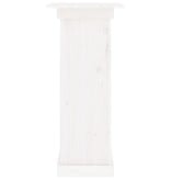 VidaXL Bloemenstandaard 40x40x90 cm massief grenenhout wit