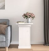 VidaXL Bloemenstandaard 40x40x60 cm massief grenenhout wit