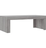 VidaXL Salontafel 102x50x36 cm bewerkt hout grijs sonoma eikenkleurig