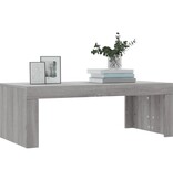 VidaXL Salontafel 102x50x36 cm bewerkt hout grijs sonoma eikenkleurig