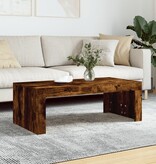 VidaXL Salontafel 102x50x36 cm bewerkt hout gerookt eikenkleurig