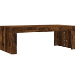 VidaXL Salontafel 102x50x36 cm bewerkt hout gerookt eikenkleurig