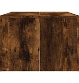 VidaXL Salontafel 102x50x36 cm bewerkt hout gerookt eikenkleurig