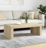 VidaXL Salontafel 102x50x36 cm bewerkt hout sonoma eikenkleurig