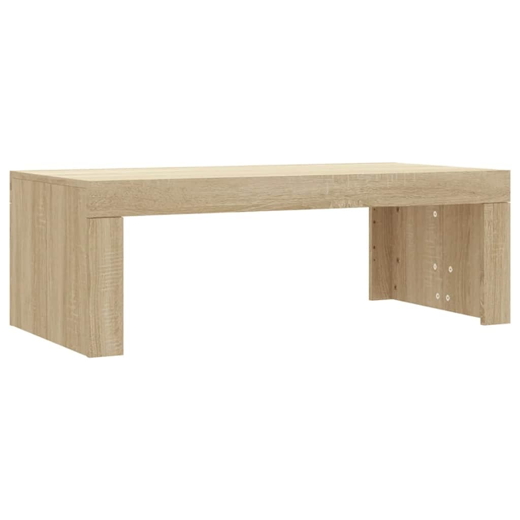 VidaXL Salontafel 102x50x36 cm bewerkt hout sonoma eikenkleurig