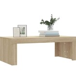 VidaXL Salontafel 102x50x36 cm bewerkt hout sonoma eikenkleurig