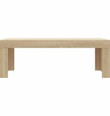 VidaXL Salontafel 102x50x36 cm bewerkt hout sonoma eikenkleurig