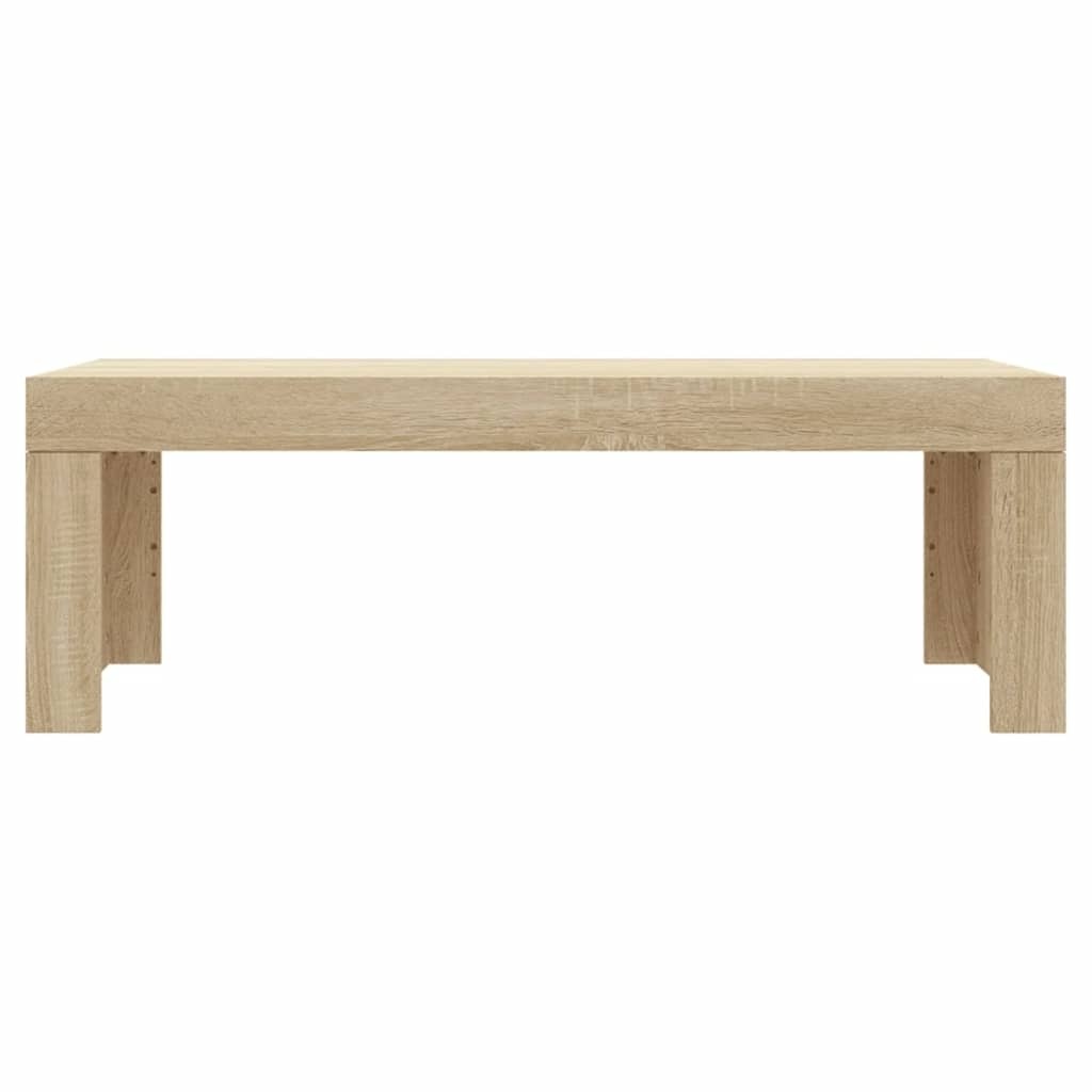 VidaXL Salontafel 102x50x36 cm bewerkt hout sonoma eikenkleurig