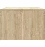 VidaXL Salontafel 102x50x36 cm bewerkt hout sonoma eikenkleurig