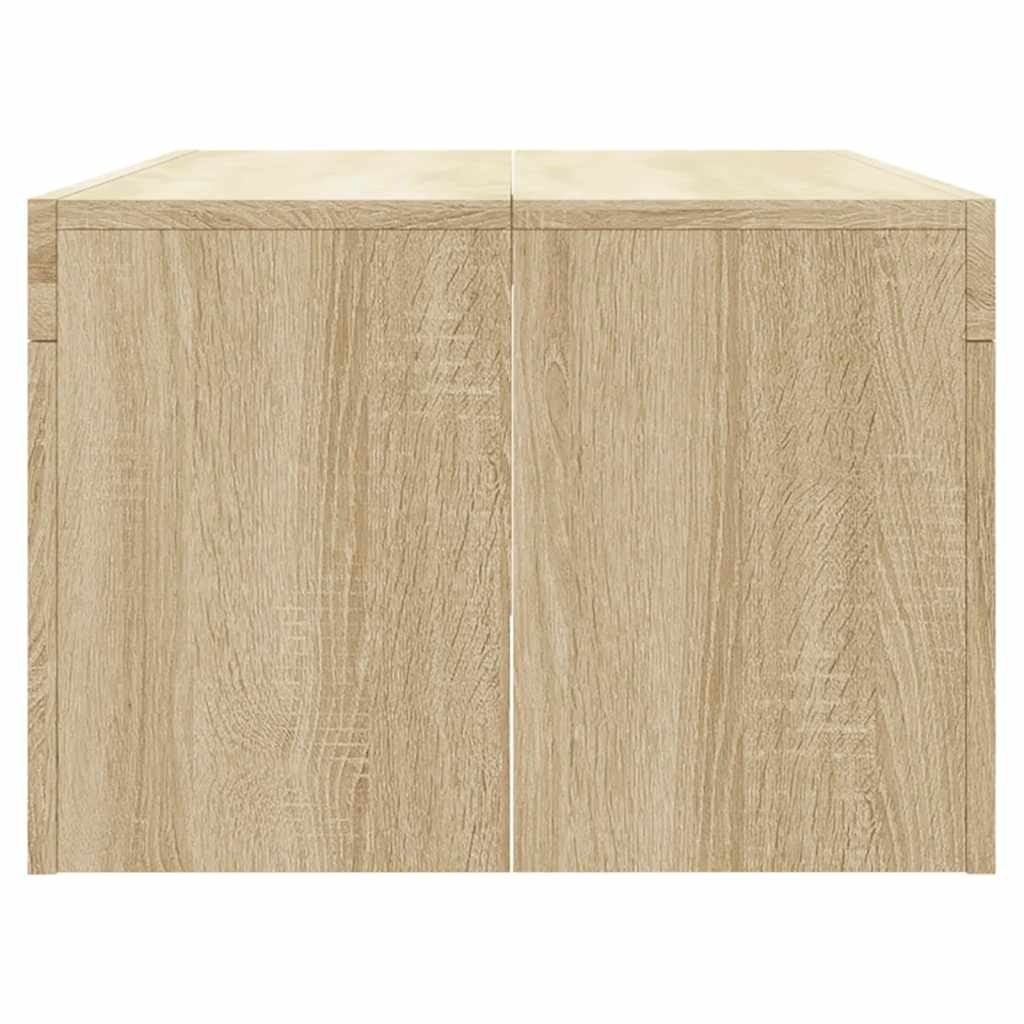 VidaXL Salontafel 102x50x36 cm bewerkt hout sonoma eikenkleurig