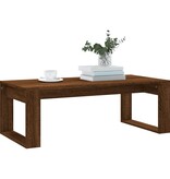 VidaXL Salontafel 102x50x35 cm bewerkt hout bruin eikenkleur