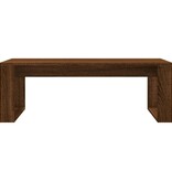 VidaXL Salontafel 102x50x35 cm bewerkt hout bruin eikenkleur