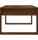 VidaXL Salontafel 102x50x35 cm bewerkt hout bruin eikenkleur
