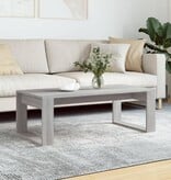 VidaXL Salontafel 102x50x35 cm bewerkt hout grijs sonoma eikenkleurig