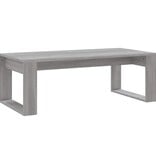 VidaXL Salontafel 102x50x35 cm bewerkt hout grijs sonoma eikenkleurig