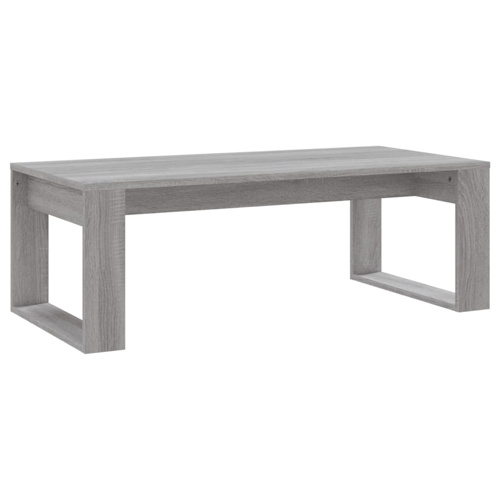 VidaXL Salontafel 102x50x35 cm bewerkt hout grijs sonoma eikenkleurig