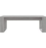 VidaXL Salontafel 102x50x35 cm bewerkt hout grijs sonoma eikenkleurig