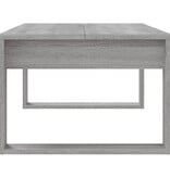 VidaXL Salontafel 102x50x35 cm bewerkt hout grijs sonoma eikenkleurig