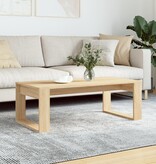 VidaXL Salontafel 102x50x35 cm bewerkt hout sonoma eikenkleurig