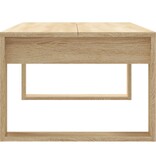 VidaXL Salontafel 102x50x35 cm bewerkt hout sonoma eikenkleurig