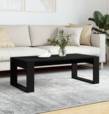 VidaXL Salontafel 102x50x35 cm bewerkt hout zwart