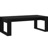 VidaXL Salontafel 102x50x35 cm bewerkt hout zwart